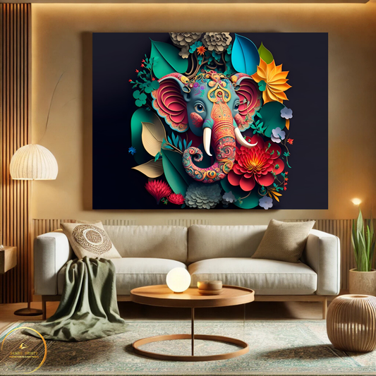 Eternal Lord Ganesh Canvas