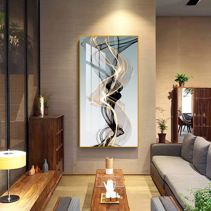 Majestic Abstract Crystal Porcelain Wall Art