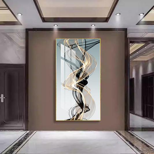 Majestic Abstract Crystal Porcelain Wall Art