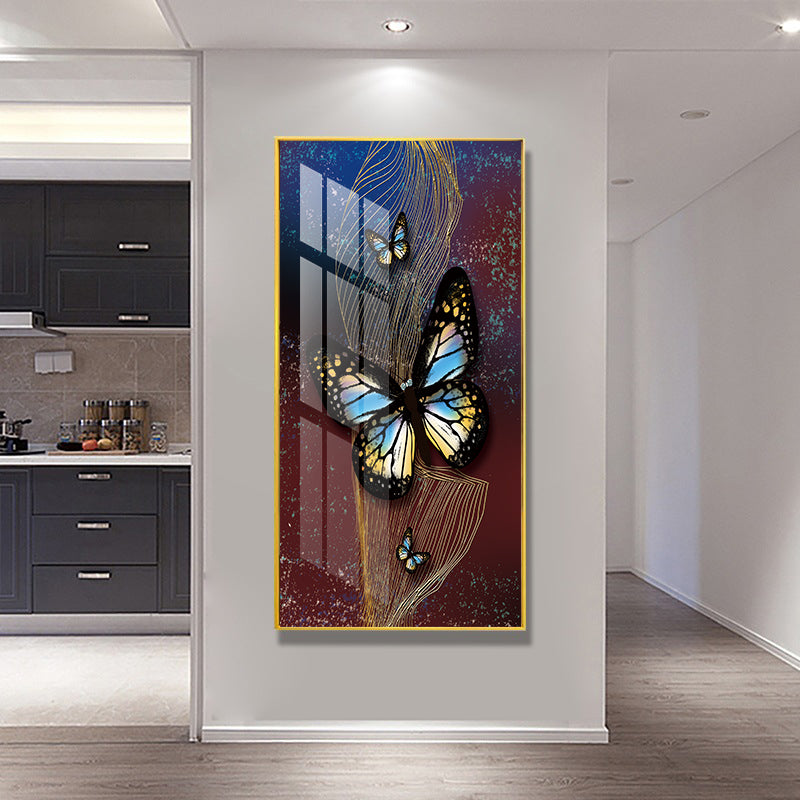 Majestic Abstract Crystal Porcelain Wall Art