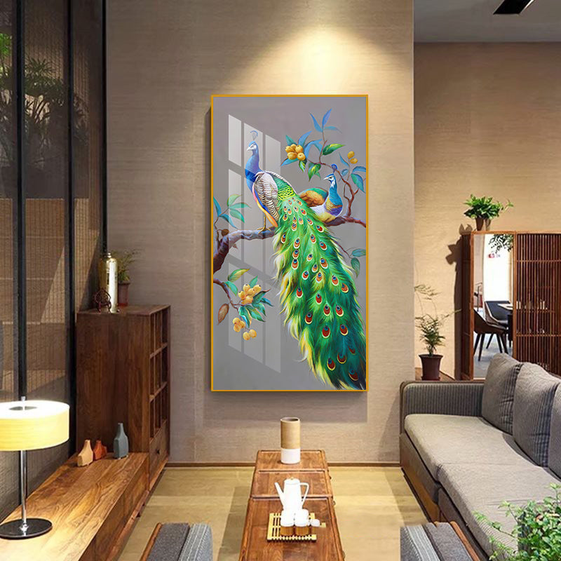 Majestic Abstract Crystal Porcelain Wall Art