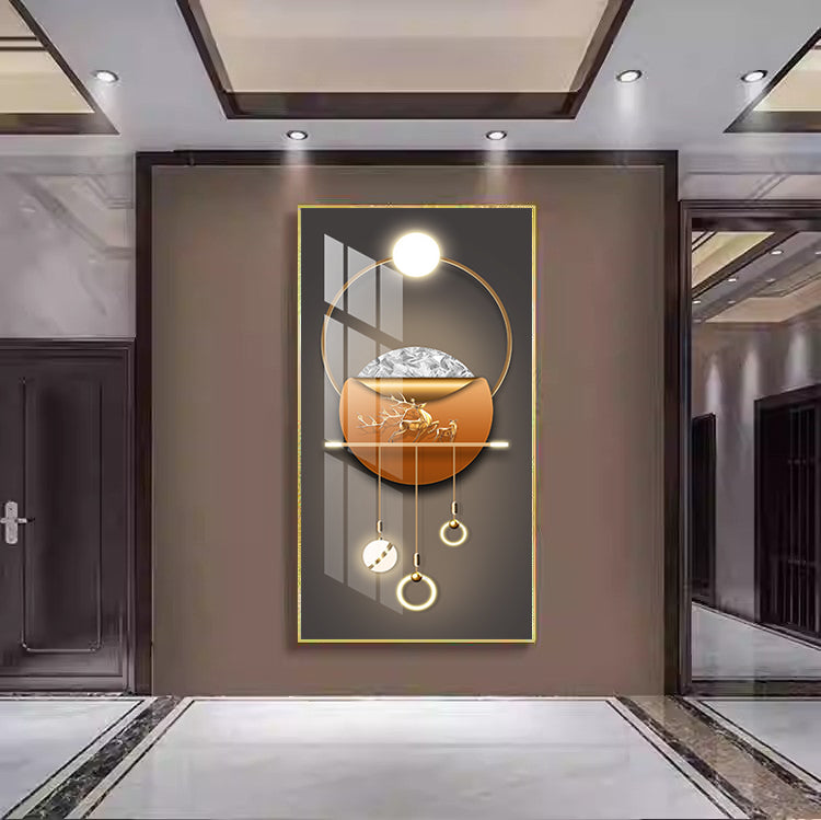 Beautiful Crystal Porcelain Wall Art