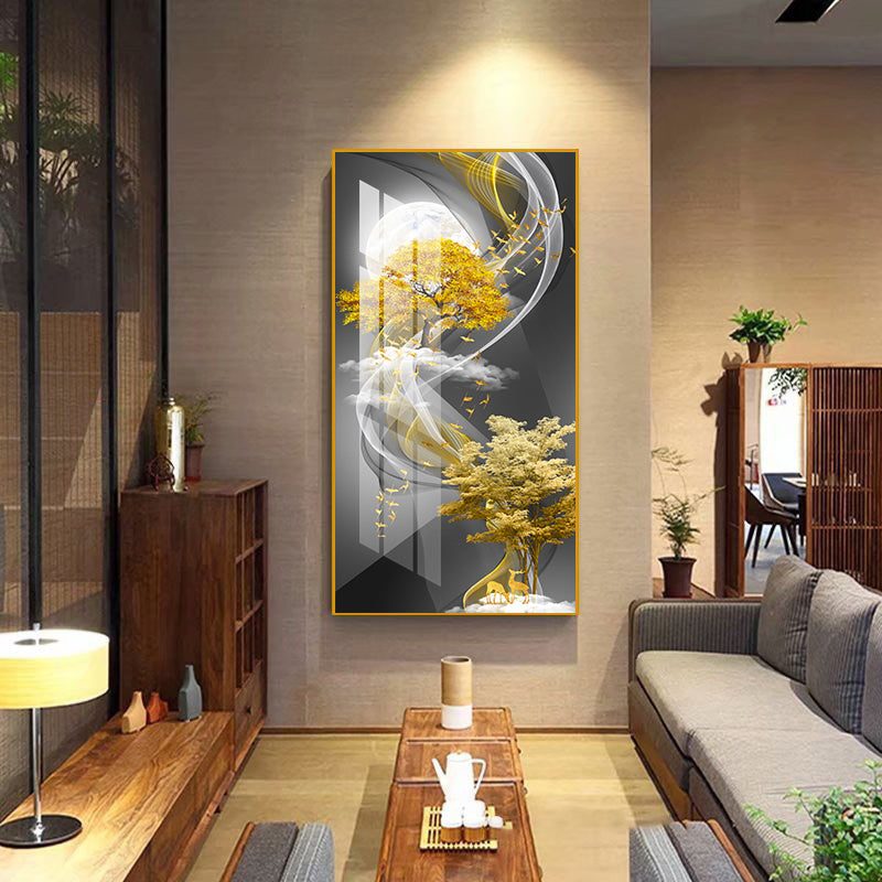 Beautiful Crystal Porcelain Wall Art
