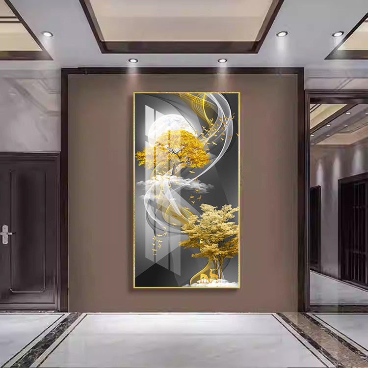 Beautiful Crystal Porcelain Wall Art