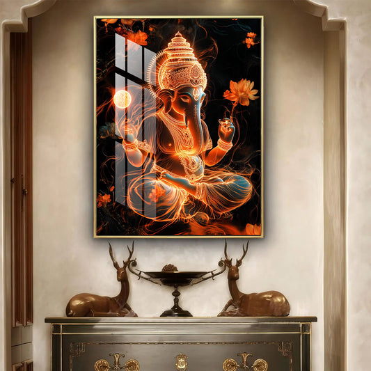 Lord Ganesh in Porcelain Splendor