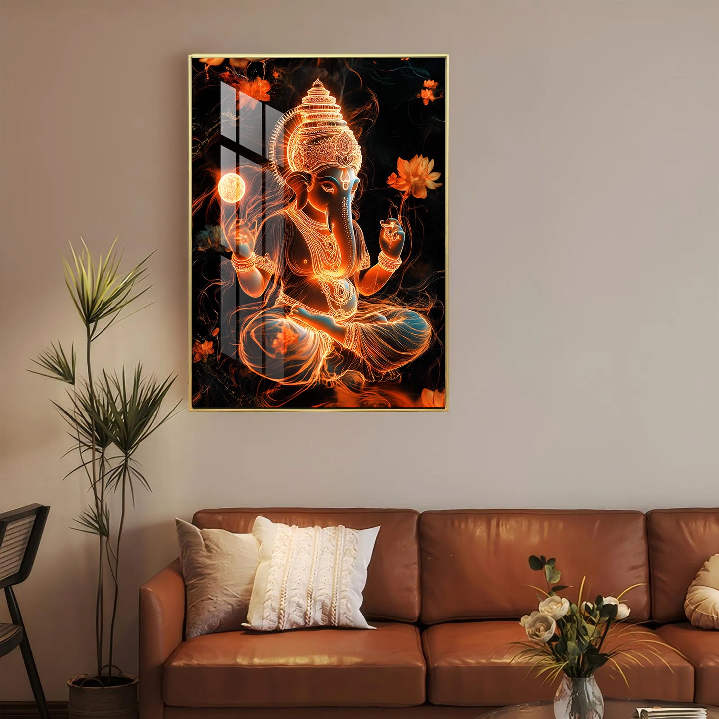 Lord Ganesh in Porcelain Splendor
